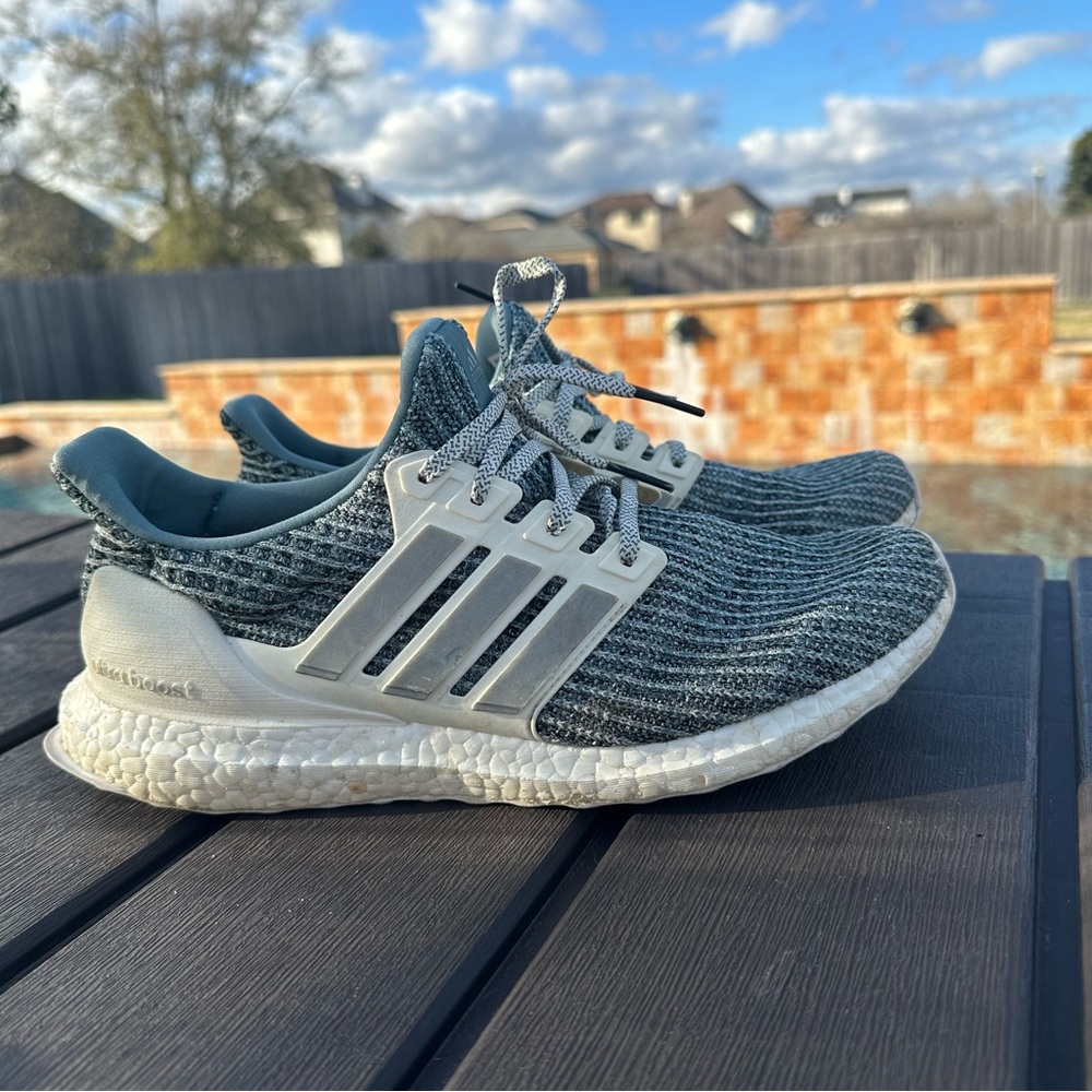 Size 9 - adidas UltraBoost 4.0 LTD Silver Metallic RARE
